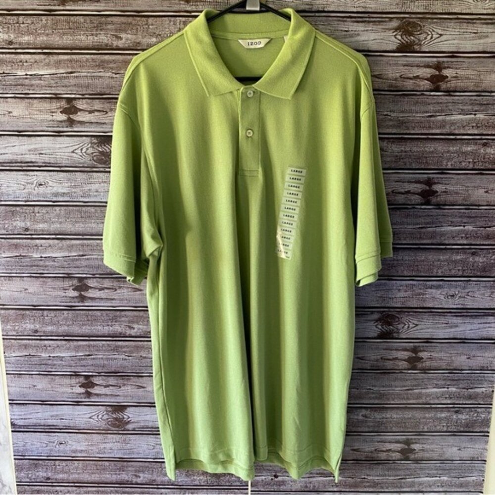 NWT Izod Men's Short-Sleeved‎ Polo Shirt Size L